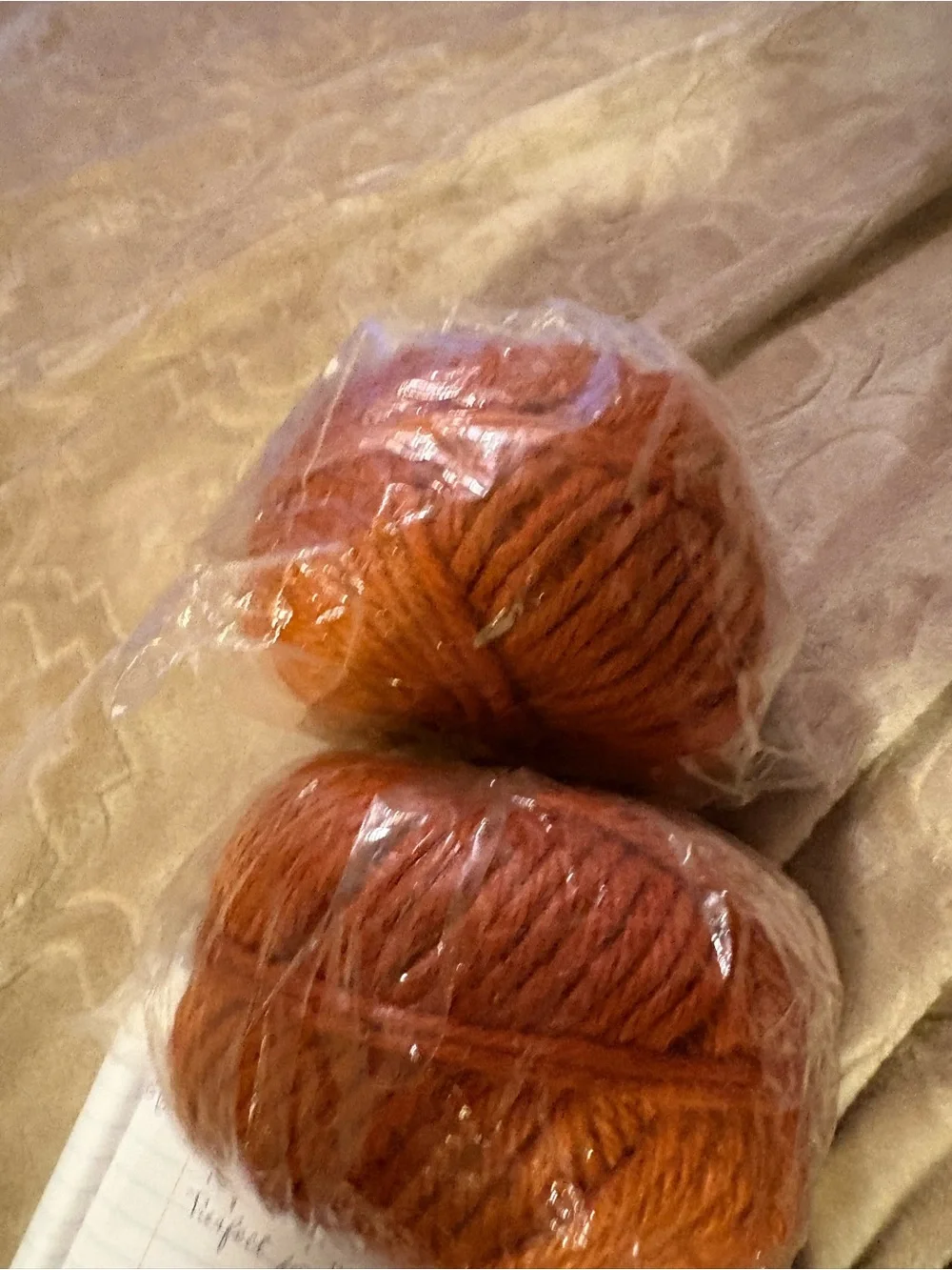 Rust Orange Decorative Raffia Bundle for Home Accents